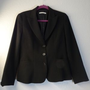TAHARI Connor PETITE BLACK BLAZER